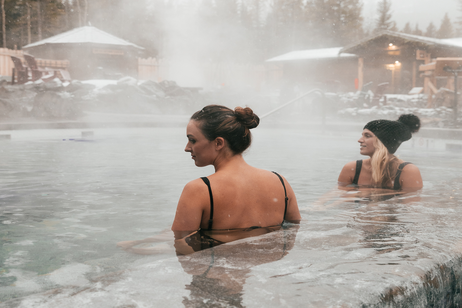 girls kananaskis nordic spa