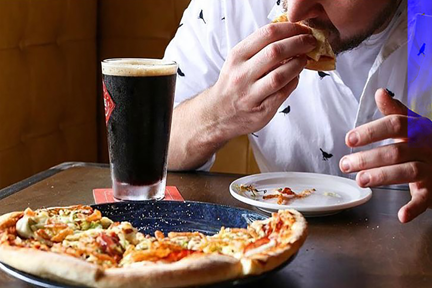 Pizza and beer trolley 5