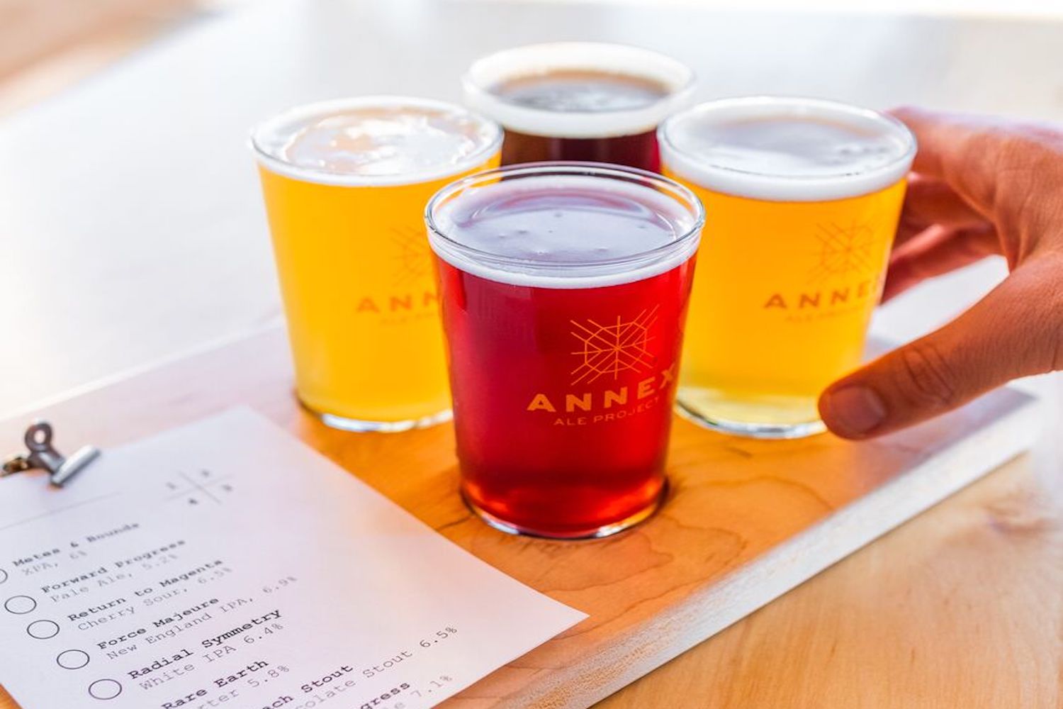annex ale project beer flight