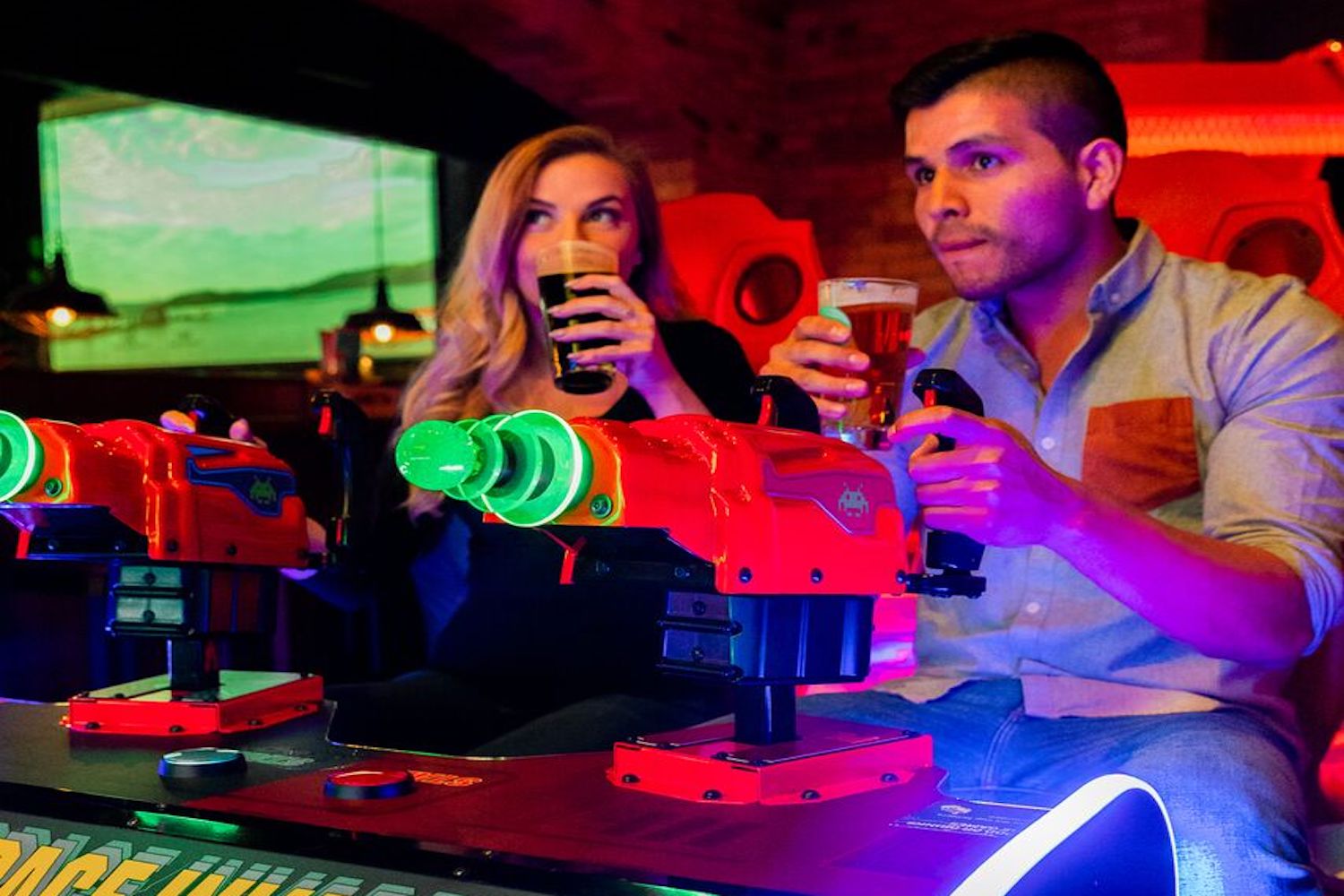 greta bar date night arcade