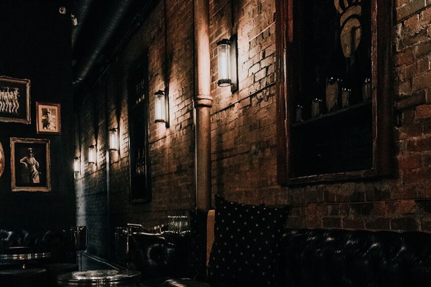 untitled champagne lounge lights wall