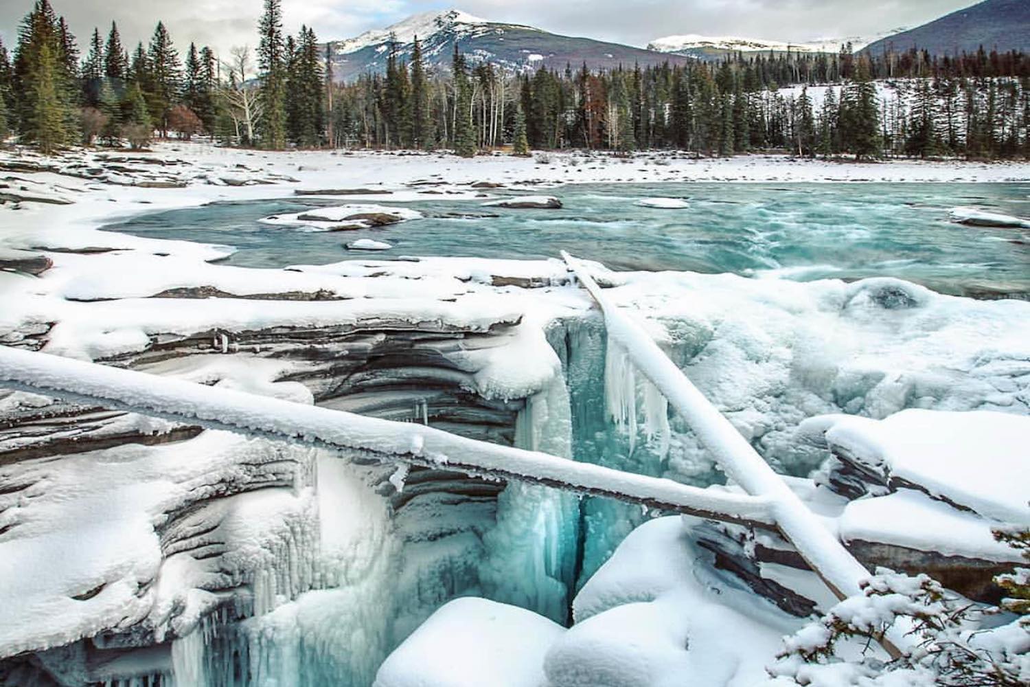 athabasca falls banff