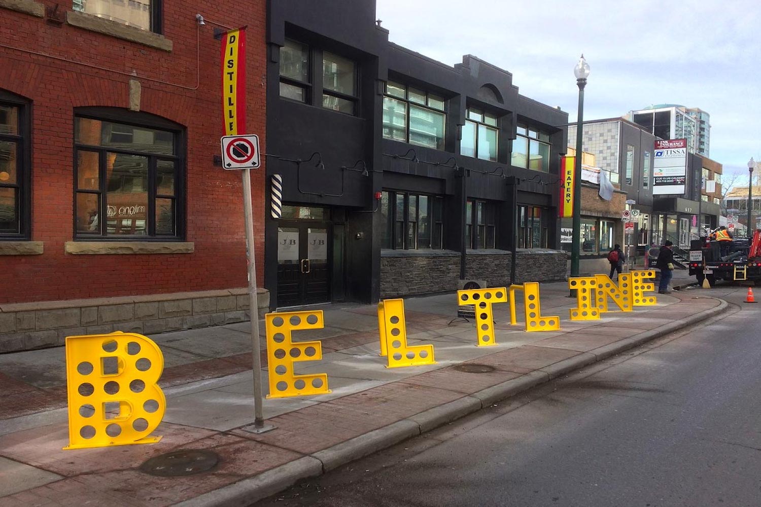 beltline calgary bike rack project
