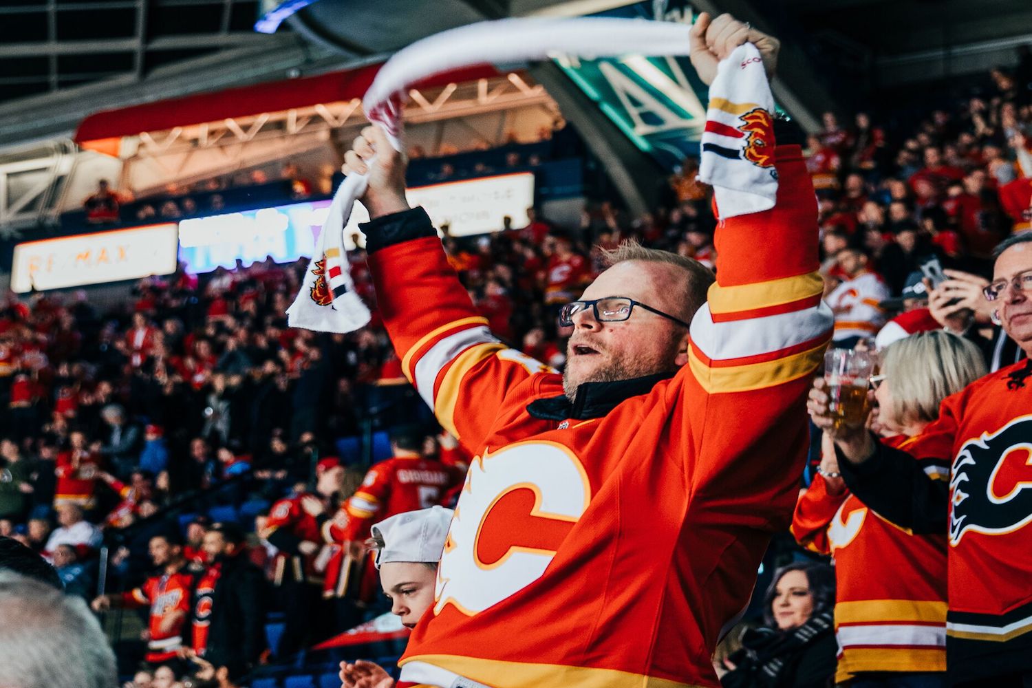 flames game calgary hockey