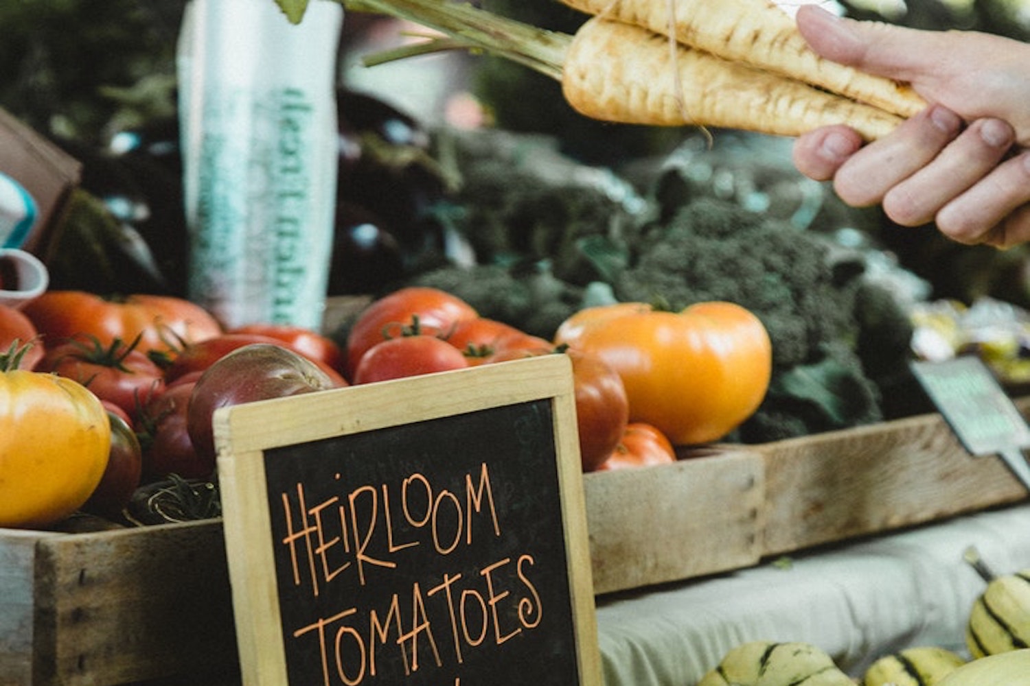 farmers market produce