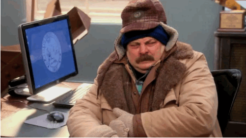 ron swanson cold