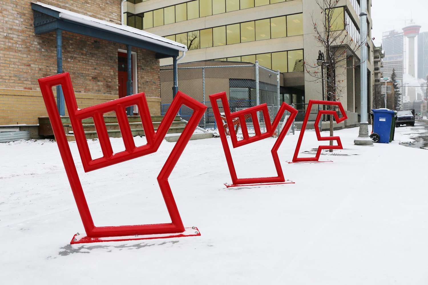 yyc bike rack project calgary