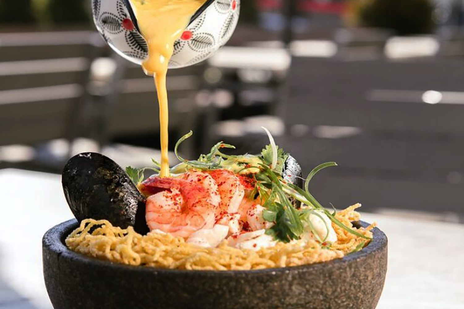 anju seafood curry ramen nest