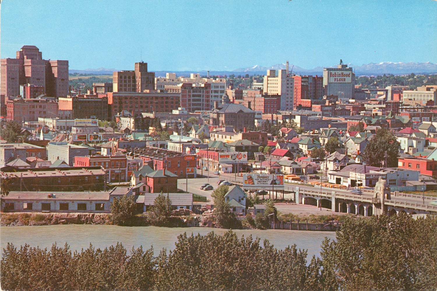 calgary skyline 1949