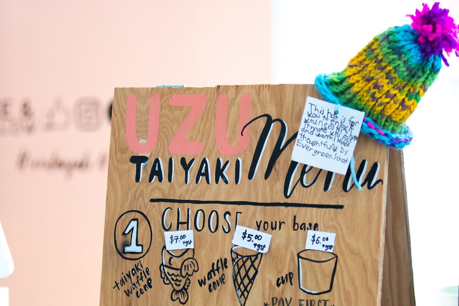 uzu taiyaki ice cream calgary