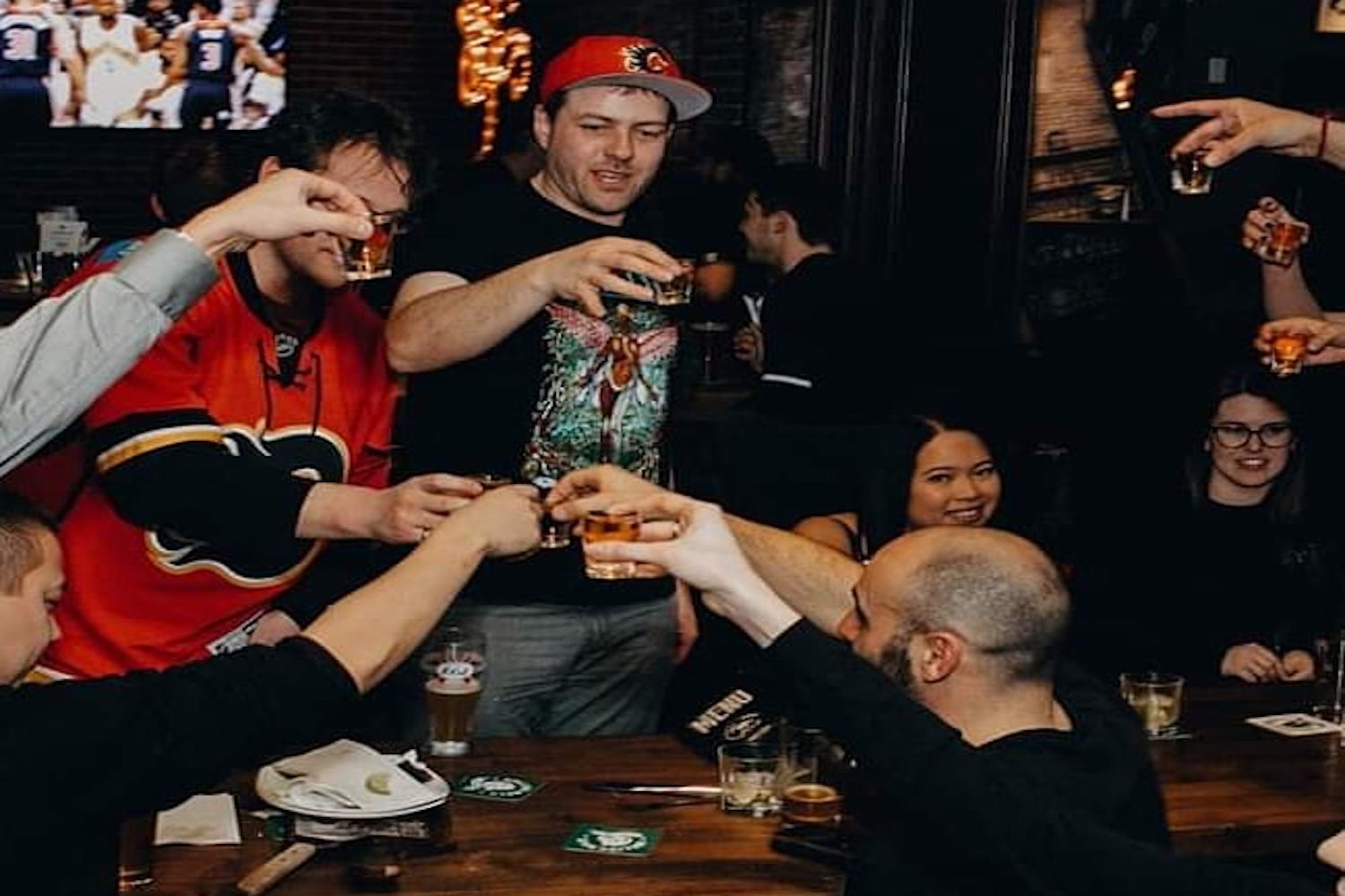 flames playoffs bar calgary