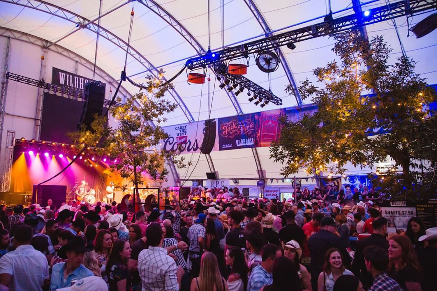 wildhorse saloon tent calgary