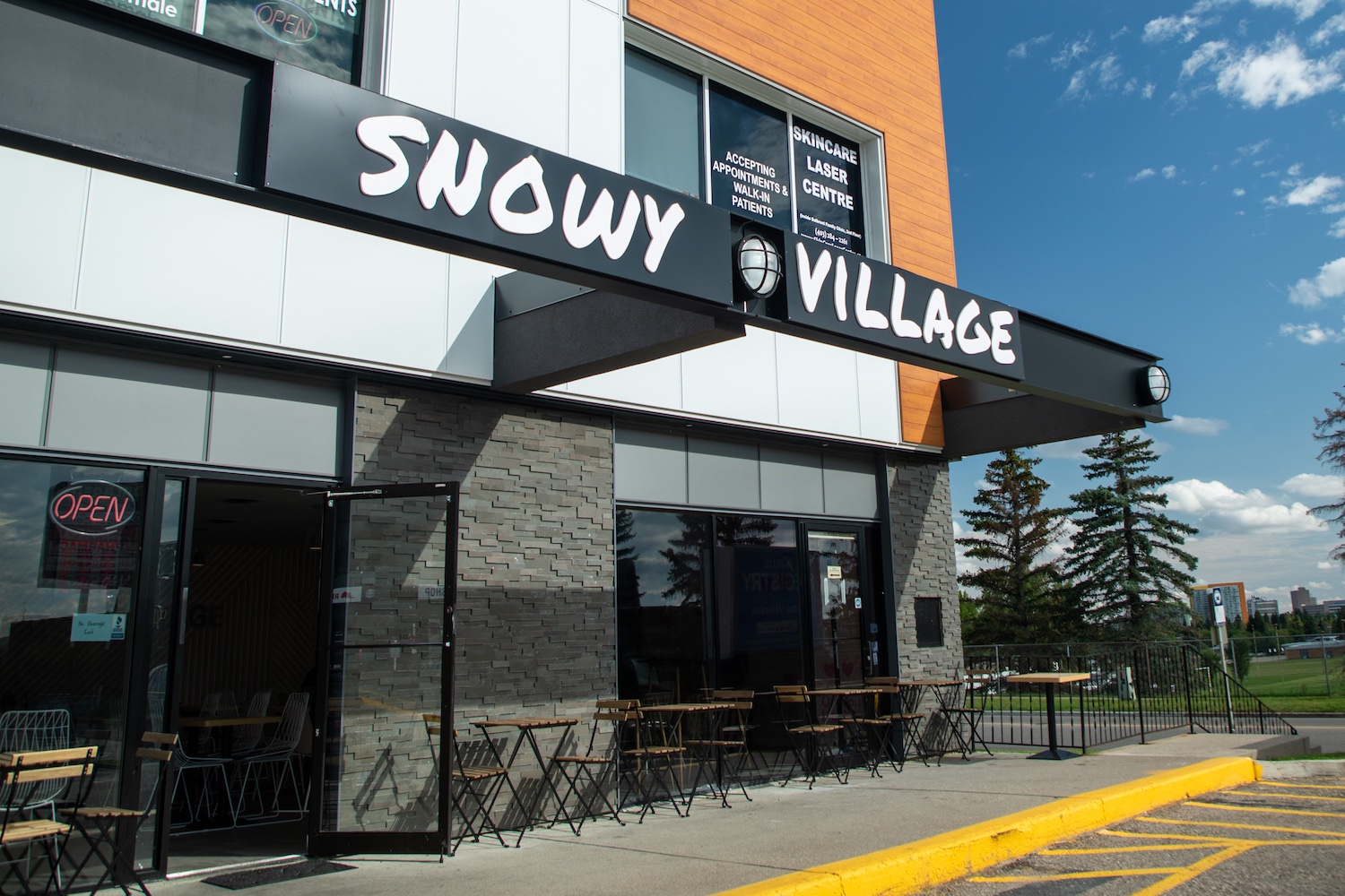 snowy village
