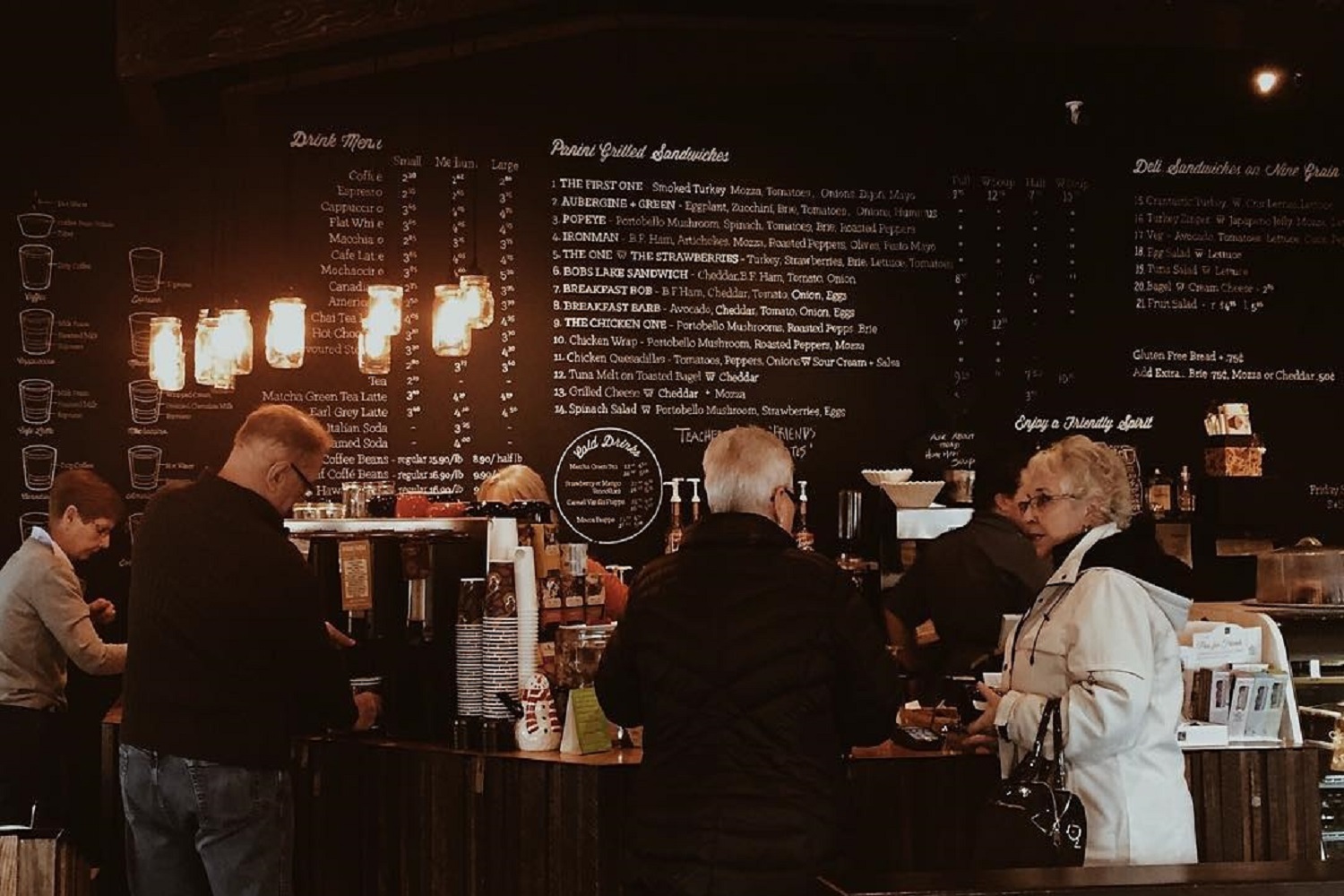 cozy coffee shops calgaryFriends Cappuccino Bar & Bake Shop
