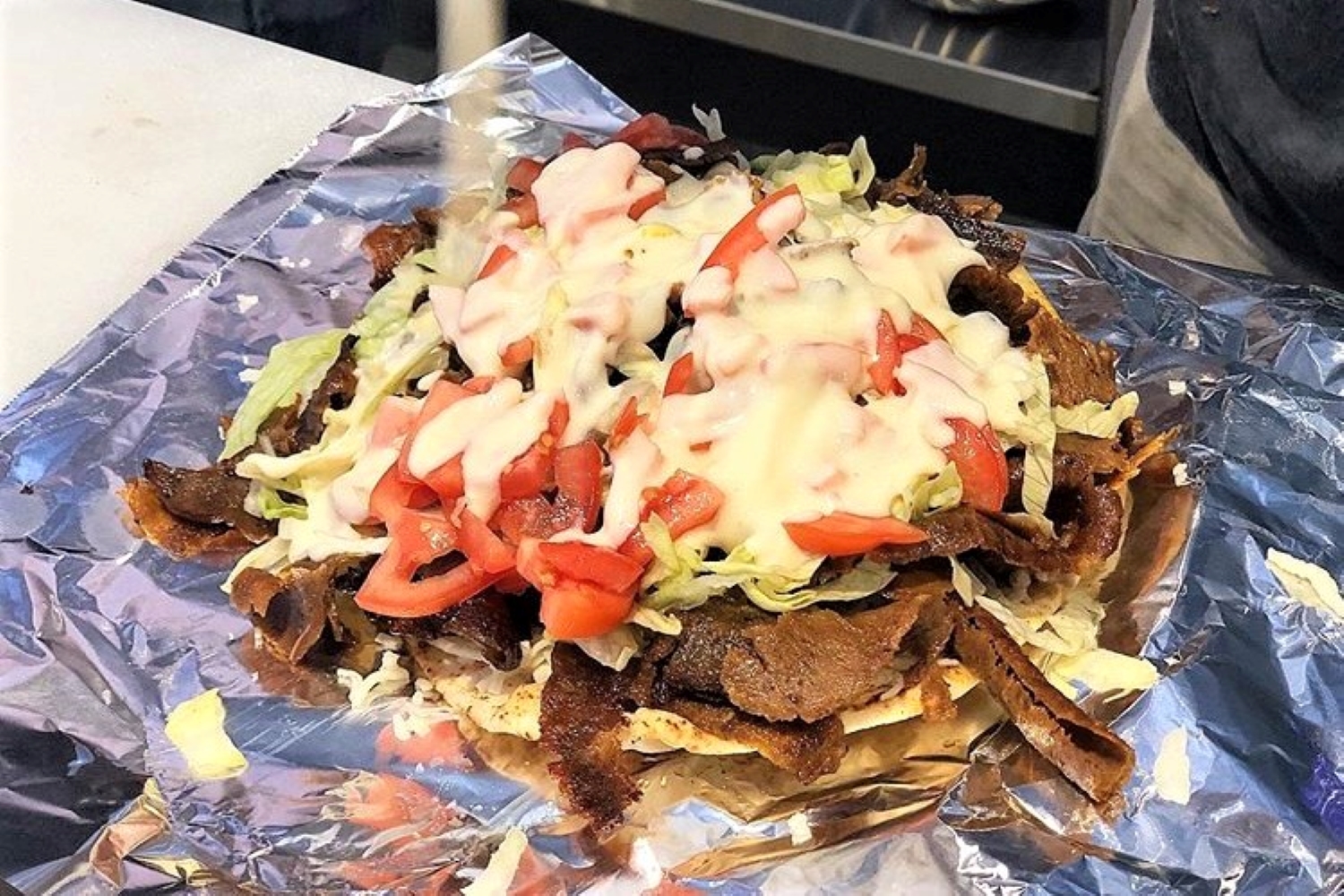 Shwarma at King of Donair It’s an East Coast Party with the Calgary Roughnecks