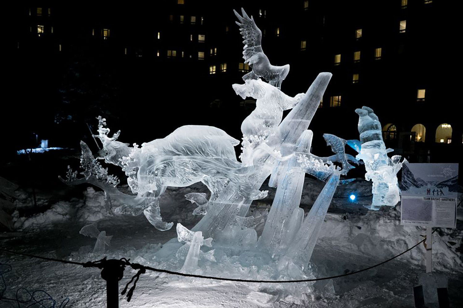 lake louise banff ice magic festival