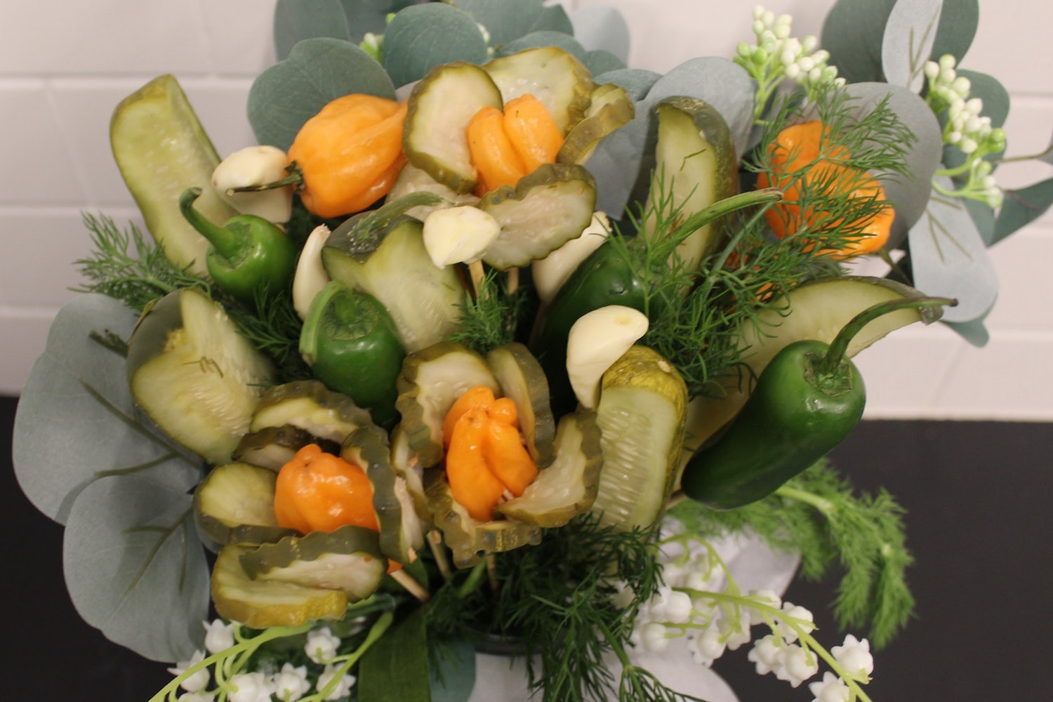 pickle bouquet