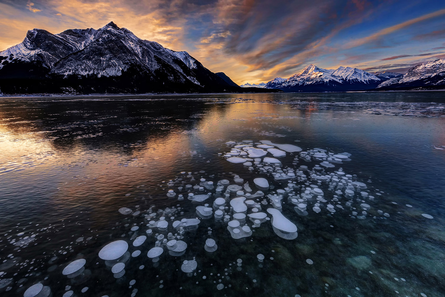 abraham lake mountain skating alberta