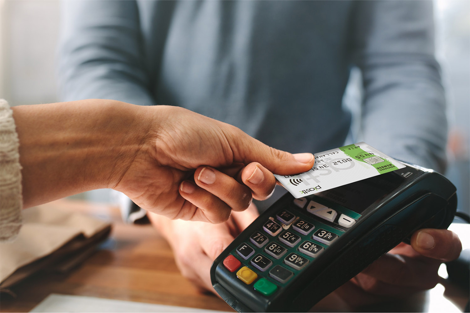 plastk credit card