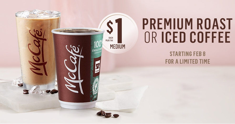 mcdonald's canada $1 coffee